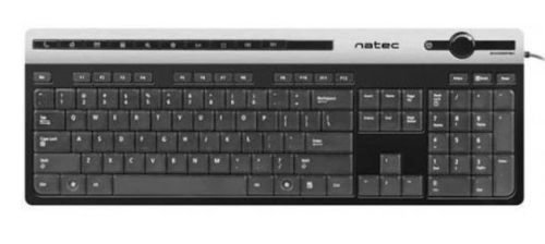 Tastatura Natec Swordfish Slim NKL-0921, USB, US layout (Negru)