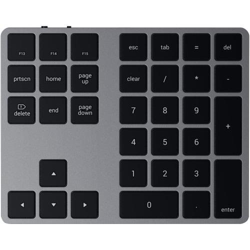 Tastatura numerica Satechi Aluminum Bluetooth Extended, Space Gray