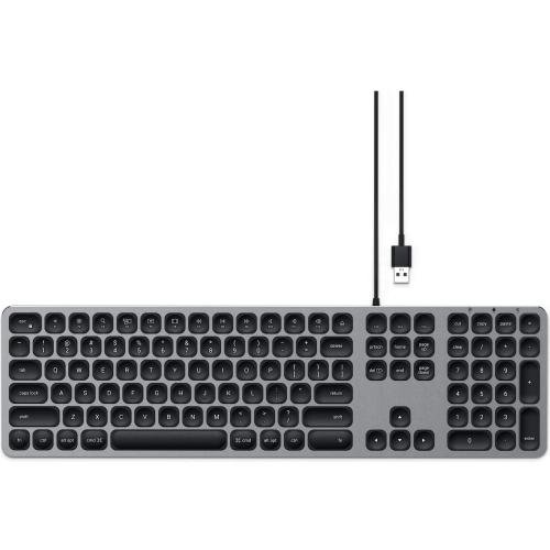 Tastatura Satechi Aluminum pentru Mac, layout US, Space Gray