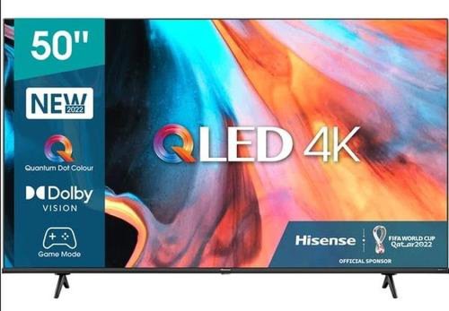 Televizor QLED Hisense 127 cm (50inch) 50E7HQ, Ultra HD 4K, Smart Tv, WiFi, CI+