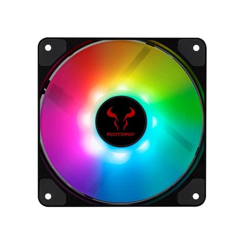 Ventilator Riotoro Quiet Storm RGB 120mm, iluminare RGB