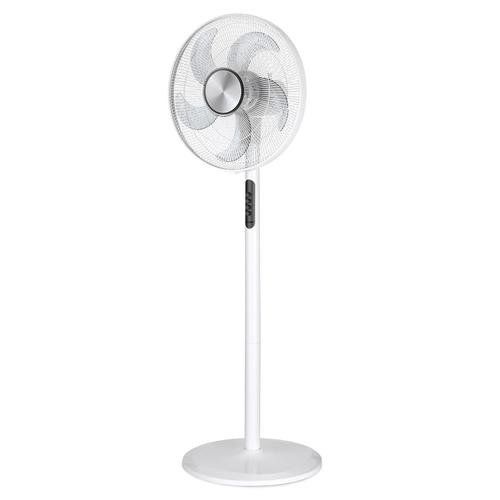 Ventilator Trisa Vario Fan 9354.7010, Reglabil de podea sau de masa, Inaltimea 70-130 cm (Alb)