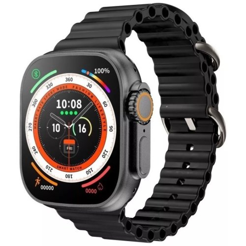 Nytro - Ceas smartwatch xs8 pro ultra, 49mm full touchscreen, senzori montorizare, bt call, ios / android, black