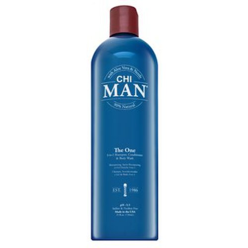 CHI Man The One 3-in-1 Shampoo, Conditioner & Body Wash șampon, balsam și un gel de duș pentru bărbati 739 ml