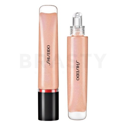 Shiseido Shimmer GelGloss 02 Toki Nude lip gloss cu luciu perlat 9 ml