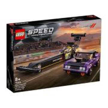 LEGO Speed Champions - Mopar Dodge//SRT Top Fuel Dragster si Dodge Challenger T/A 197 76904, 627 de piese