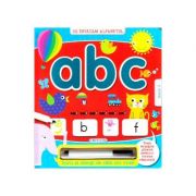 Sa invatam alfabetul: ABC. Scrii si stergi