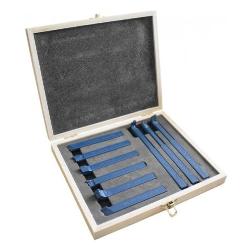 Set de cutite pentru strunjire metal de diferite forme Guede 40322, 9 piese