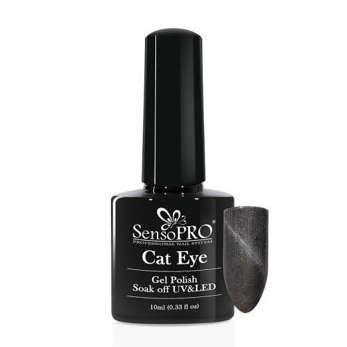 Oja Semipermanenta Cat Eye SensoPRO 10ml - #041 Intense Grey