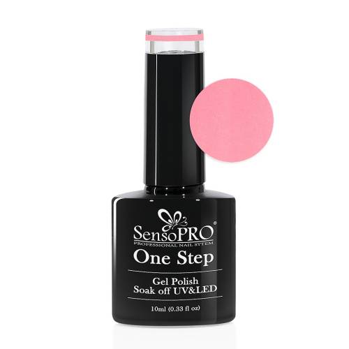 Oja Semipermanenta SensoPRO One Step 10ml culoare Roz - 039 Happy Pink