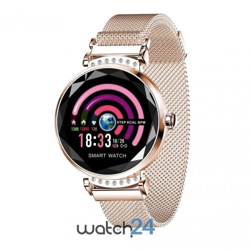 Smartwatch cu Bluetooth, Calendar menstrual, BPM, MMHG, Notificari, Alarma, Moduri sport S90