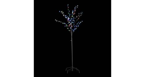 Instalatie copac cu LED-uri diverse culori 180 cm