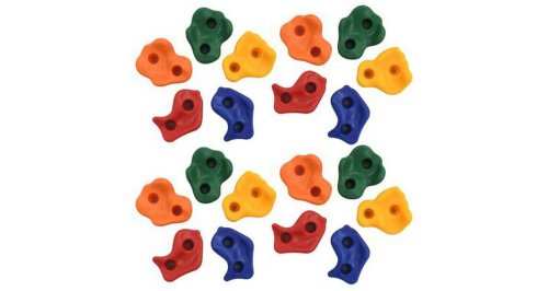 Pietre de catarat pentru spatii de joaca 20 bucati multicolore