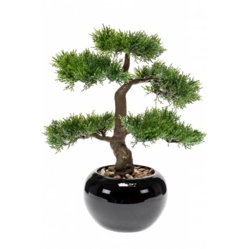 Emerald cedru artificial bonsai, verde, 34 cm 420003 