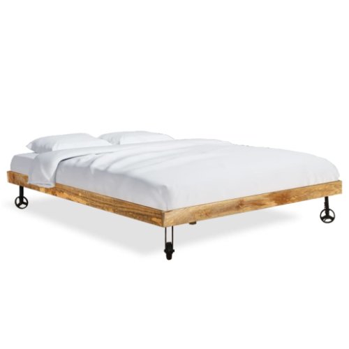 vidaXL Cadru de pat, lemn masiv de mango, 180x200 cm 