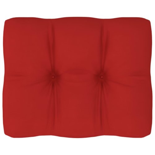 vidaXL Pernă pentru canapea din paleți, roșu, 50 x 40 x 12 cm