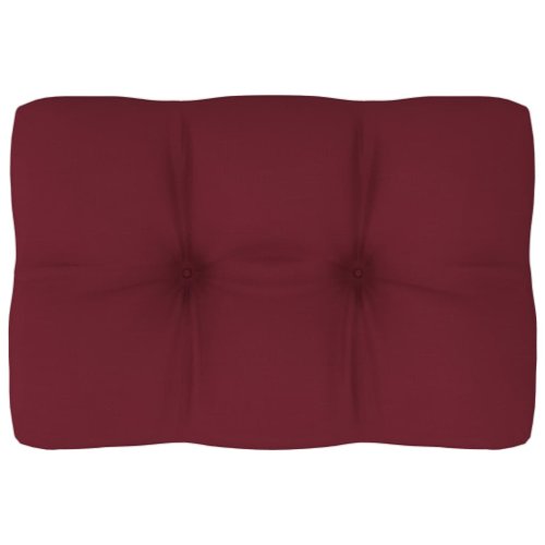 vidaXL Pernă pentru canapea din paleți, roșu vin, 60 x 40 x 12 cm