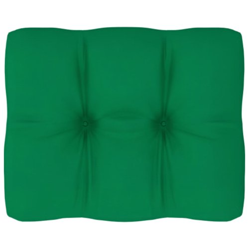 vidaXL Pernă pentru canapea din paleți, verde, 50 x 40 x 12 cm