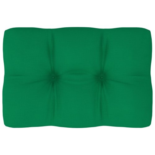 vidaXL Pernă pentru canapea din paleți, verde, 60 x 40 x 12 cm