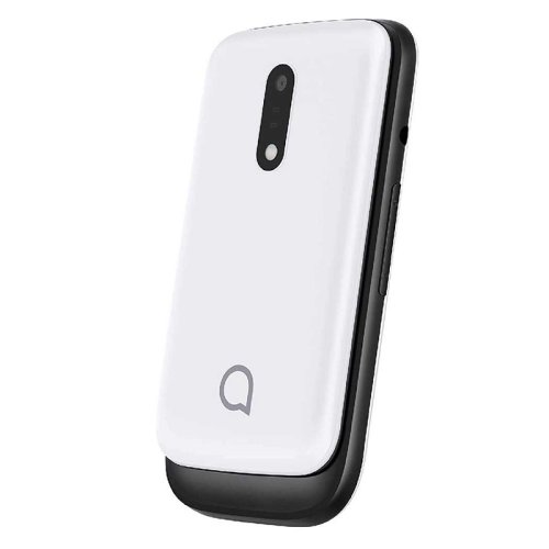 Telefon mobil cu clapeta Alcatel, ecran TFT 2.4 inch, 2G, Bluetooth 2.1, camera foto, Single Sim, meniu romana, Alb