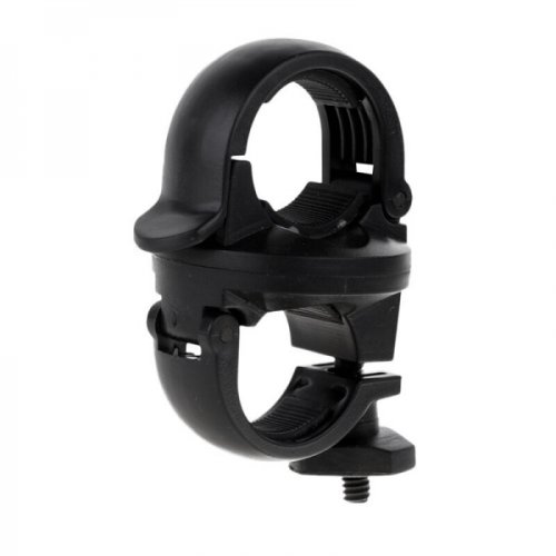 Suport reglabil de bicicleta rotativ 360 grade prindere cu clema pentru lanterna D25/29mm cadru 25/29mm negru