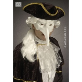 Widmann Italia - Accesoriu carnaval masca venetiana alba pictabila