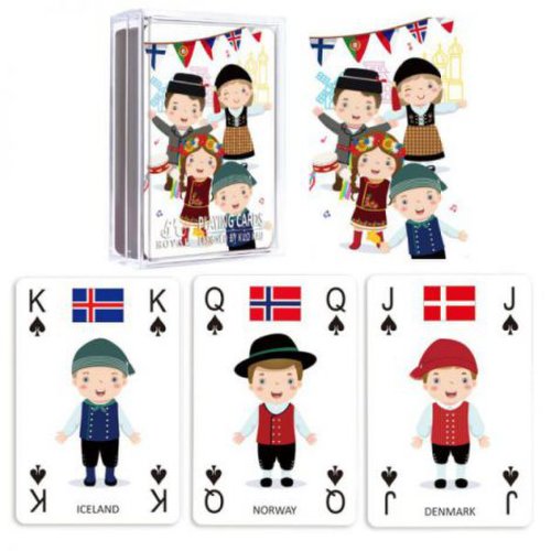 Accesorii - Carti de joc royal din plastic educative 3in1 invata despre tarile europei