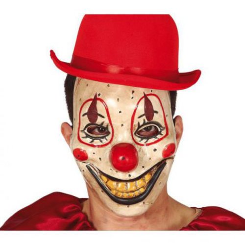 Masca clown horror pvc - marimea 128 cm