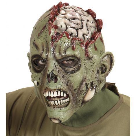 Masca zombie open brain