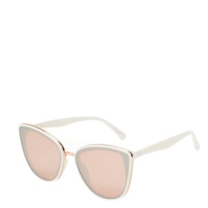 Ochelari de soare ALDO albi, Mcguinnes100, din PVC