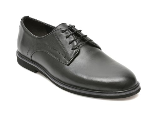 Pantofi BRAVELLI negri, 40016, din piele naturala
