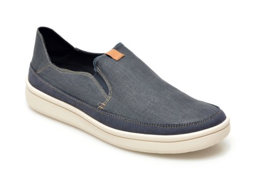 Pantofi CLARKS bleumarin, Cantal Step, din material textil