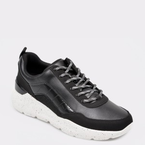Pantofi sport ALDO negri, Unadoria001, din piele ecologica