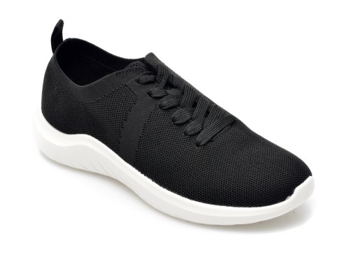 Pantofi sport CLARKS negri, Nova Glint, din material textil