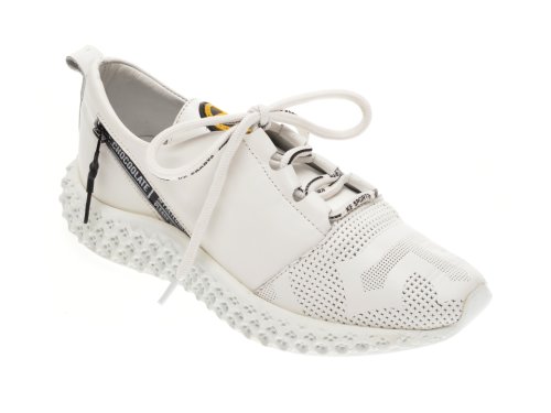 Pantofi sport FLAVIA PASSINI albi, 022606, din piele naturala