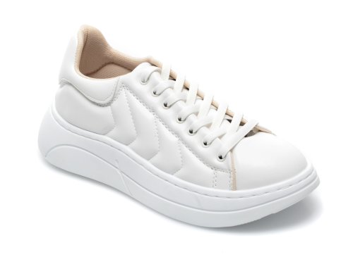 Pantofi sport FLAVIA PASSINI albi, 102, din piele ecologica