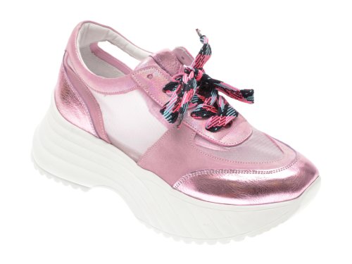 Pantofi sport FLAVIA PASSINI roz, 135P78, din piele naturala