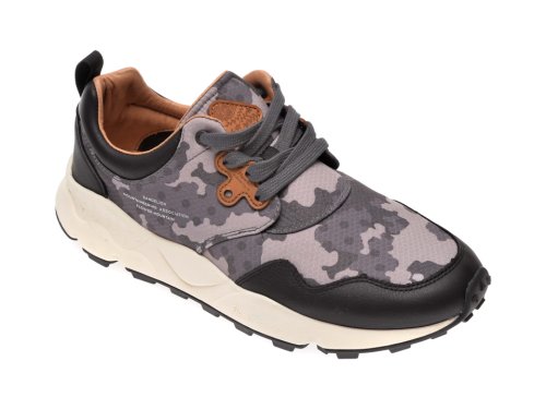 Pantofi sport FLOWER MOUNTAIN gri, 2014770, din material textil