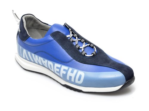 Pantofi sport OTTER albastri, 26703, din piele naturala