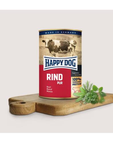 HAPPY DOG Rind Pur 400 g