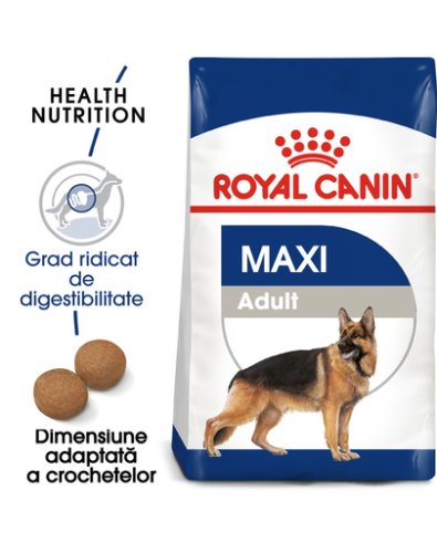 Royal Canin Maxi Adult hrana uscata caine 15 kg + Cadou
