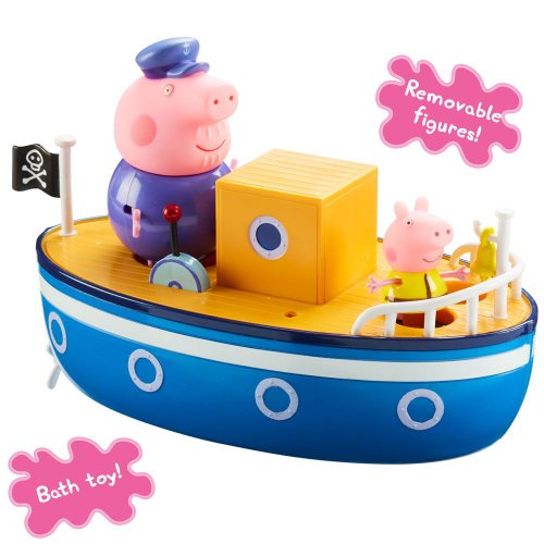 Barca cu 2 figurine peppa pig