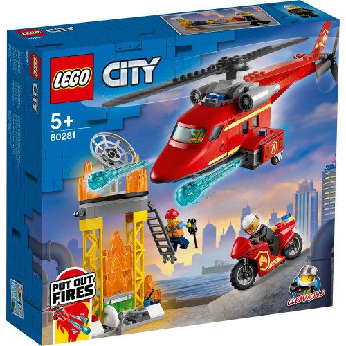 Lego City Elicopter de pompieri 60281