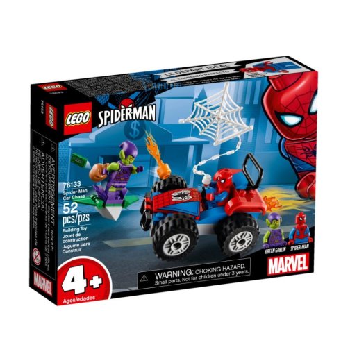 LEGO Super Heroes Urmarirea cu masina a lui Spider-Man 76133