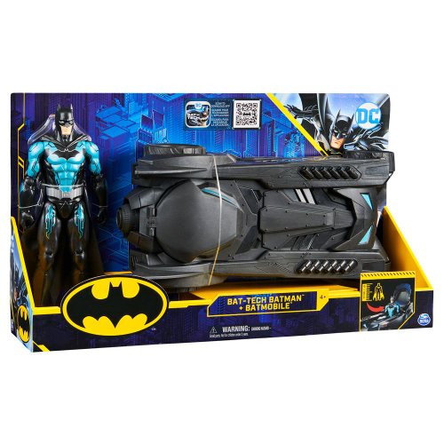 Masinuta Batmobil cu figurina DC Batman 30 cm