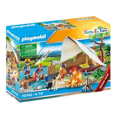 Playmobil PM70743 Camping In Familie