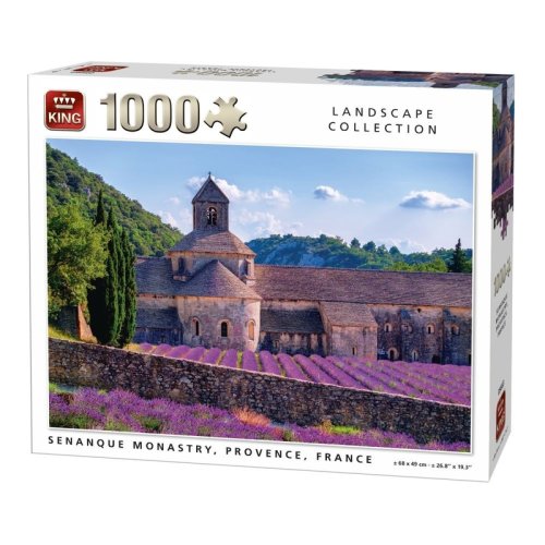 Puzzle 1000 piese King Manastirea Senanque Provence France