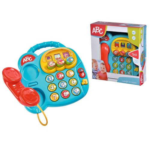 Telefon pentru bebelusi cu sunete Simba ABC 20 cm