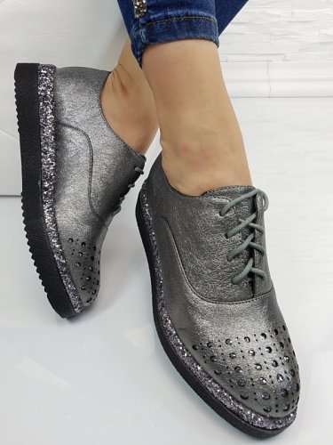 Pantofi Casual Melinda Grey #208PC