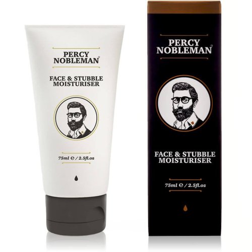 Percy Nobleman - Crema hidratanta pentru ten si barba scurta Face & Stubble Moisturiser 75ml